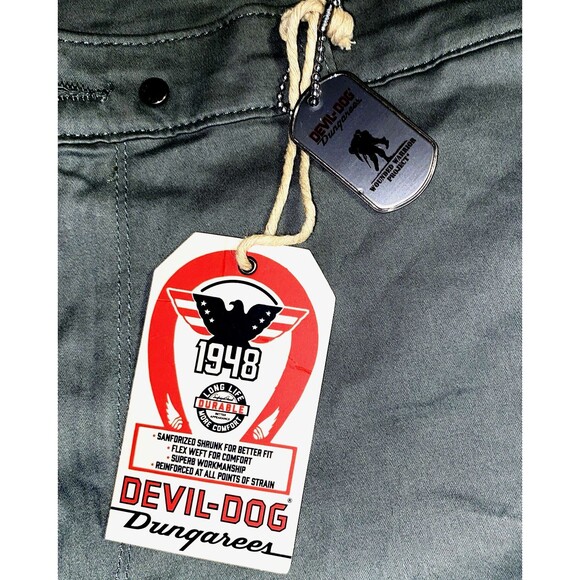 Devil-Dog Dungarees Men’s Chino 8" Size 38 NWT - Picture 2 of 8